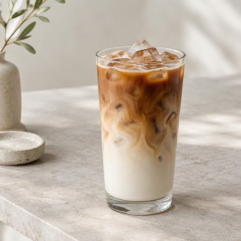 Iced oat latte